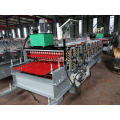 Sheet metal roofing double layer roll forming line